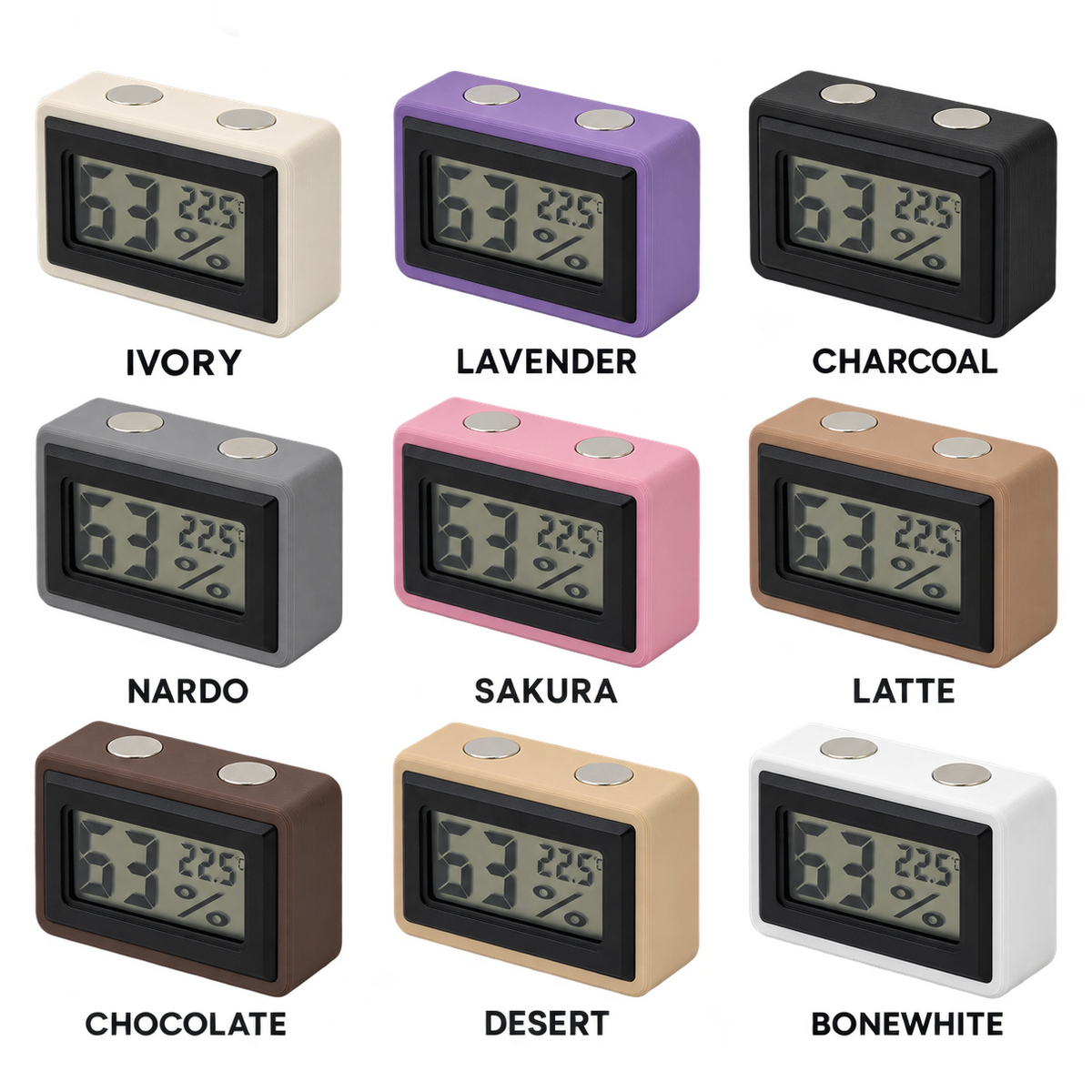 Magnetisches Digitales Thermometer & Hygrometer fürs Terrarium