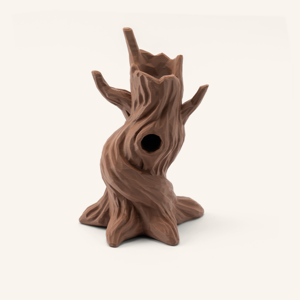 Baumstamm-Versteck für Springspinnen – Kletterbaum mit Höhle