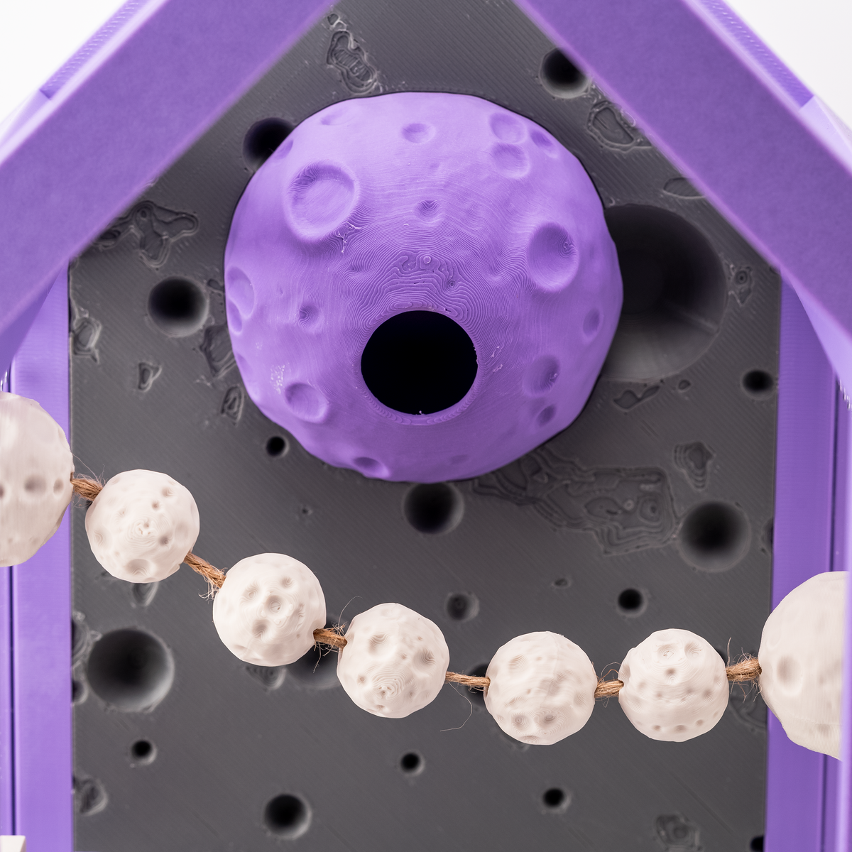Magnetic suspension bridge for jumping spiders in an asteroid design