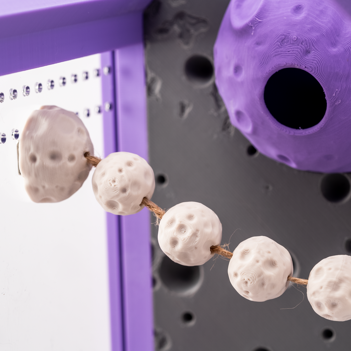 Magnetic suspension bridge for jumping spiders in an asteroid design