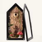 Jumping spider terrarium Forest Magic – fully furnished