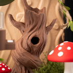 Baumstamm-Versteck für Springspinnen – Kletterbaum mit Höhle